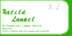matild lampel business card